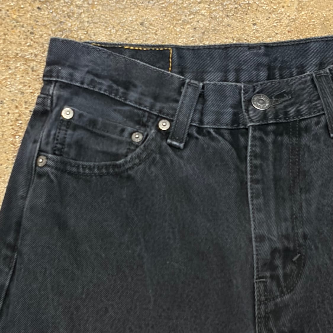 미국 빈티지 리바이스 505 블랙진 청바지 상품이미지3