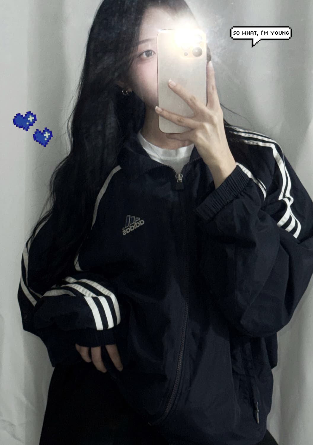 🐰아디다스 네이비 유니크 인기템 점퍼🤍 상품이미지1