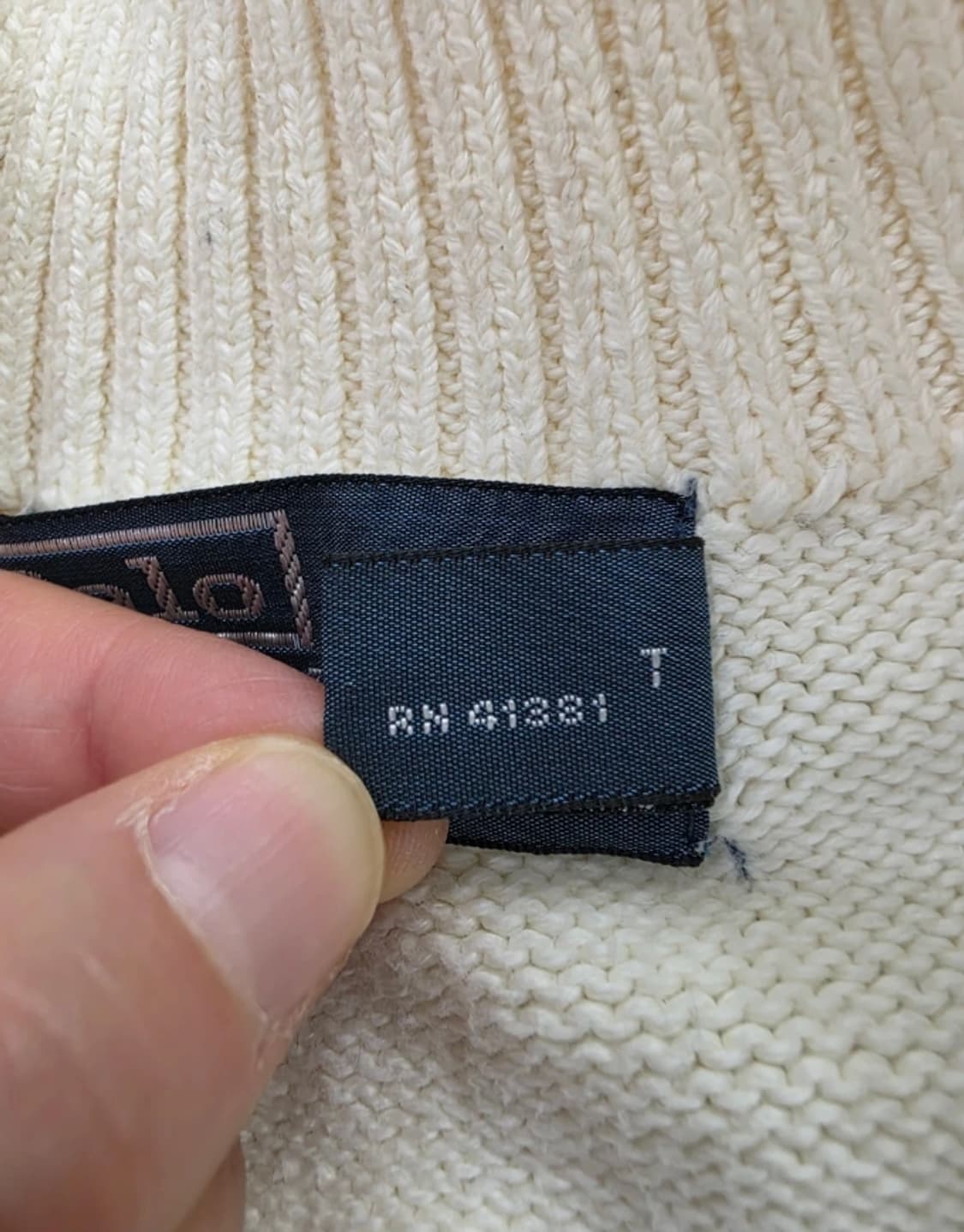 폴로 랄프로렌 남성 반집업 니트 100 상품이미지7