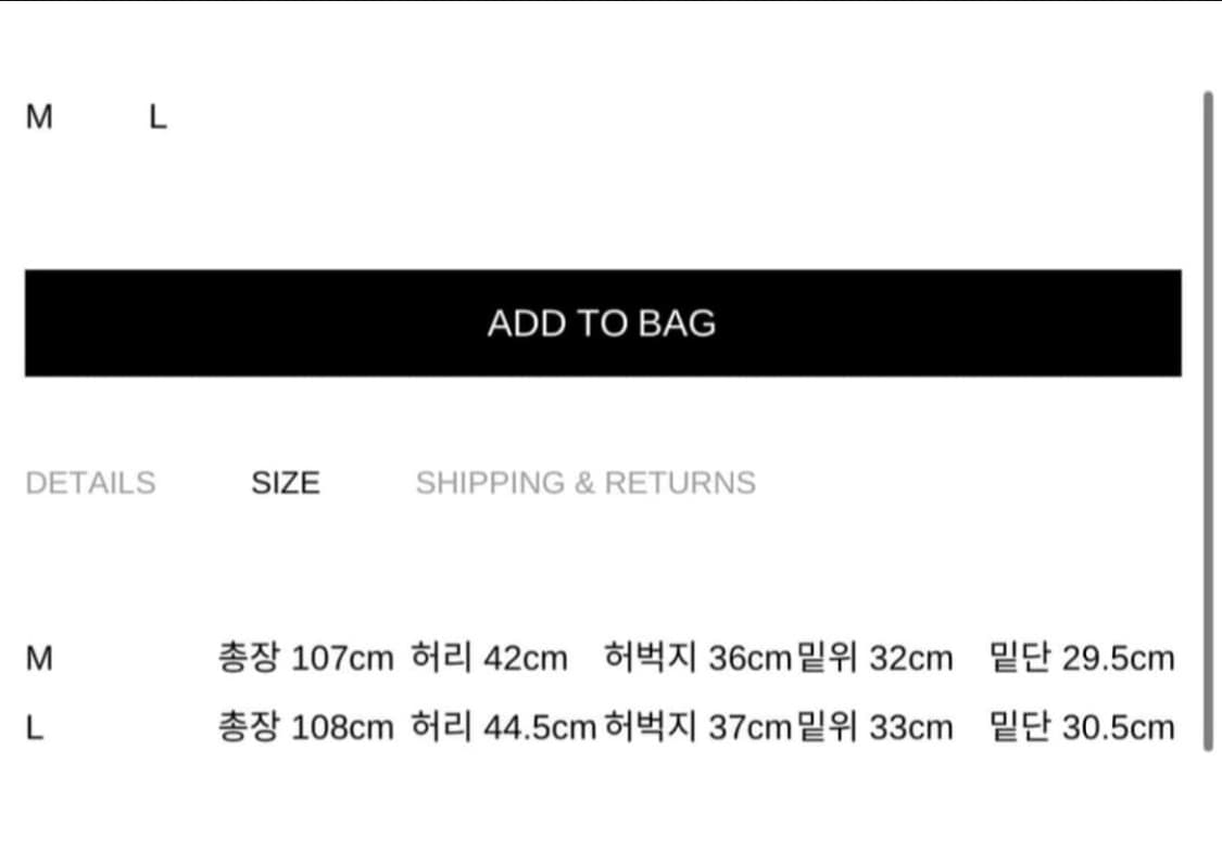 [L] 베이컨트 아카이브 카펜터 팬츠 블랙 상품이미지3