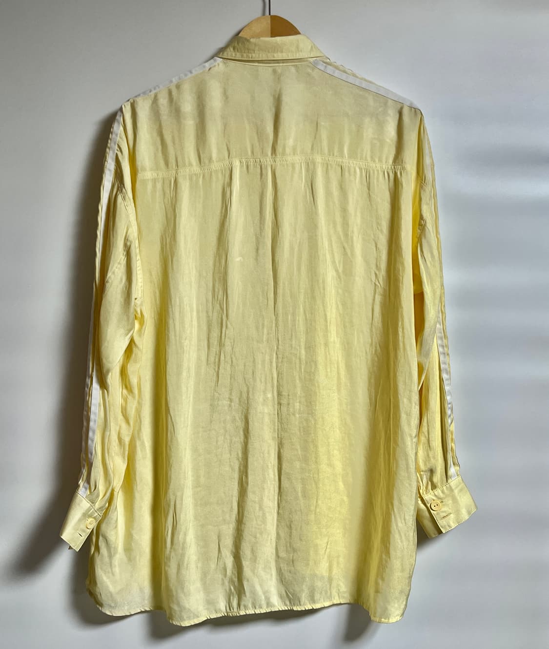 아디다스 세틴 버튼 업 셔츠 블라우스 S 상품이미지6