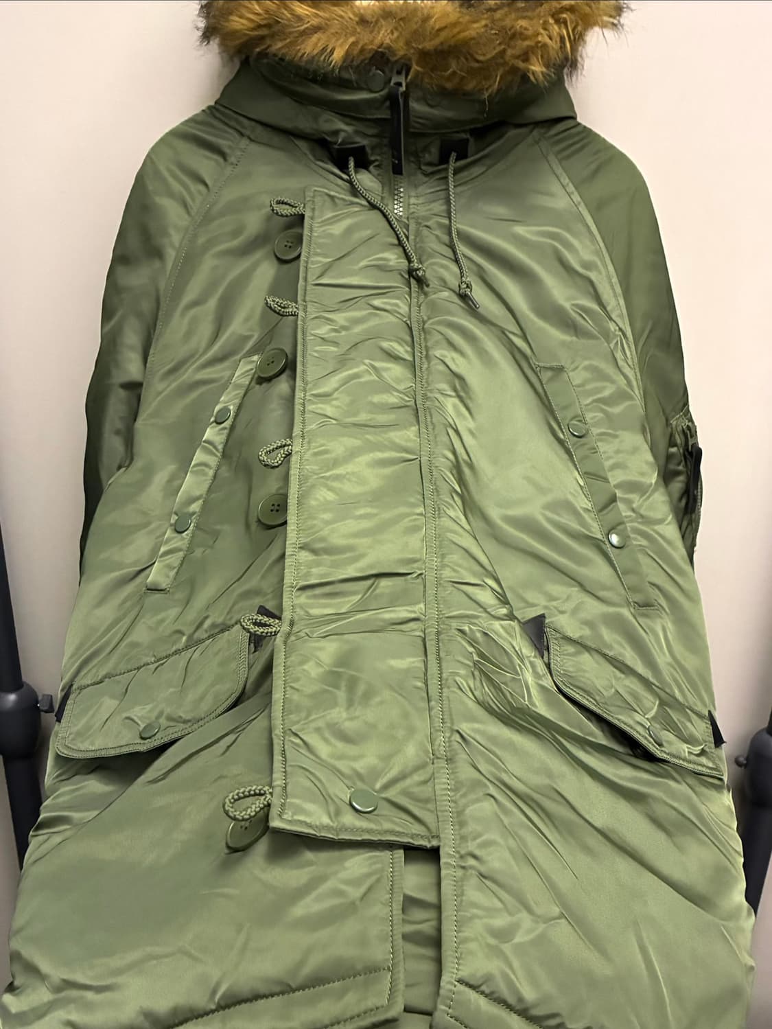 (XL)ALPHA 알파인더스트리 N3B 밀리터리 콜드파카 세이지그린 상품이미지3