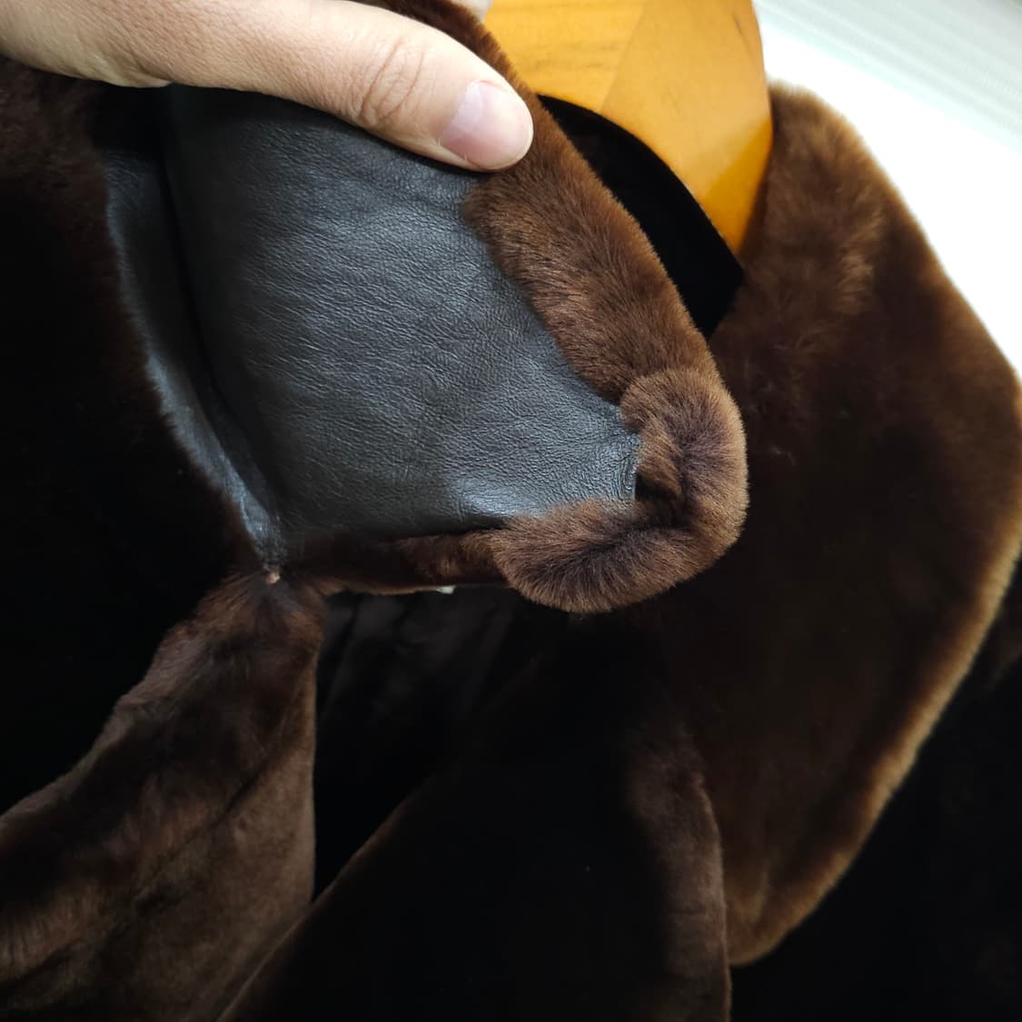 헝가리 빈티지 리얼 무톤 코트- 46사이즈 상품이미지3