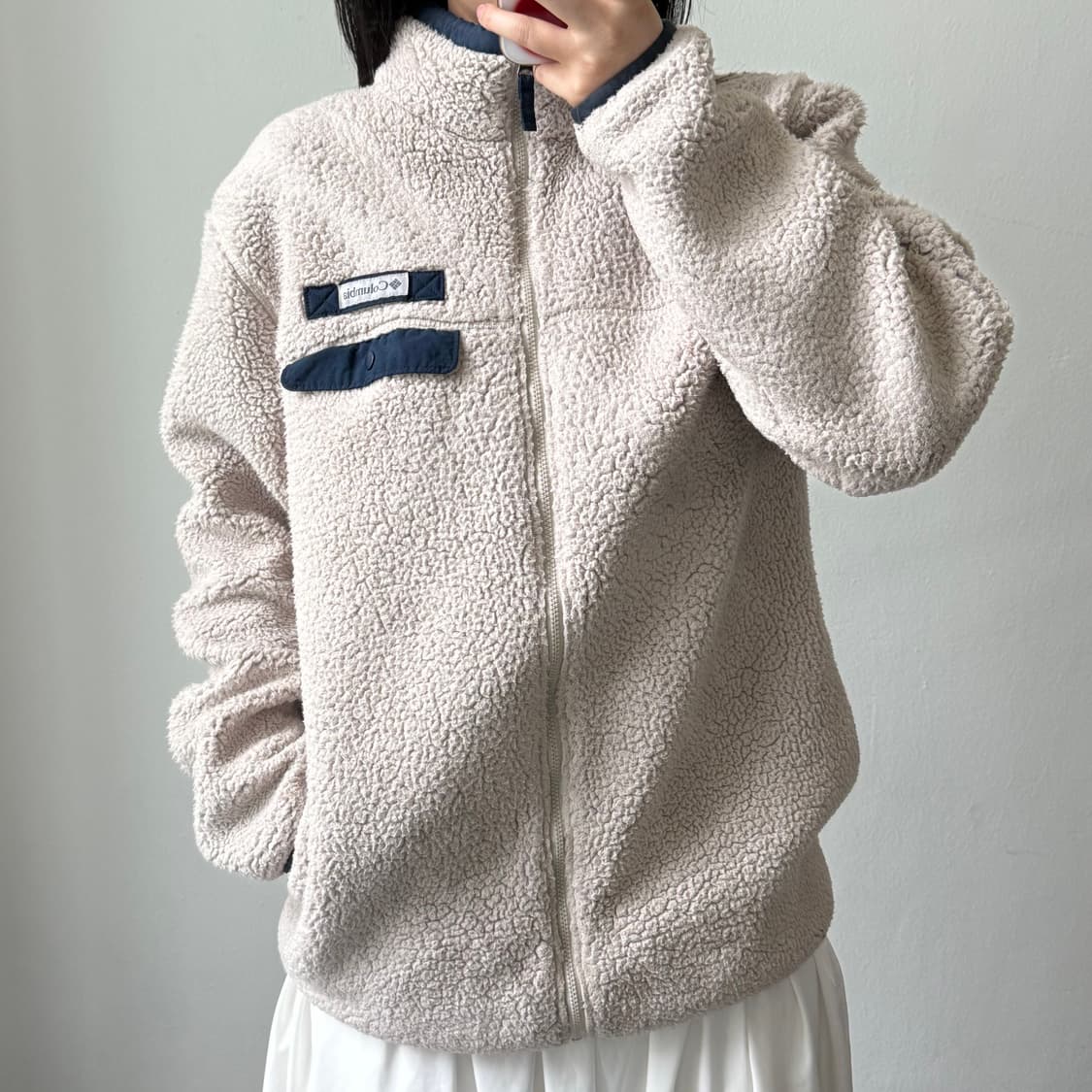 [XL] 컬럼비아 베이지 플리스 상품이미지1