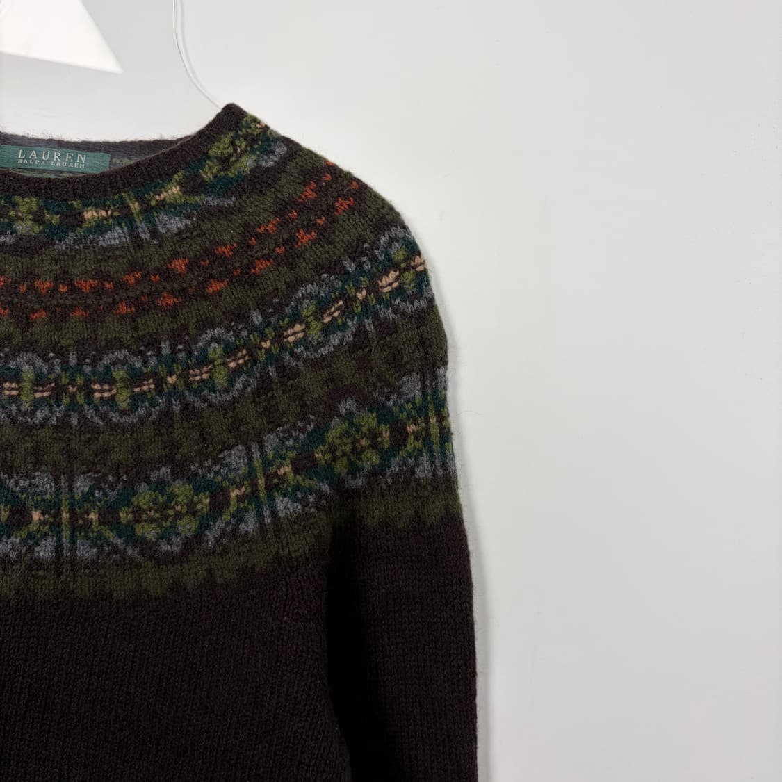 폴로 랄프로렌 노르딕 패턴 니트 티셔츠 상품이미지4