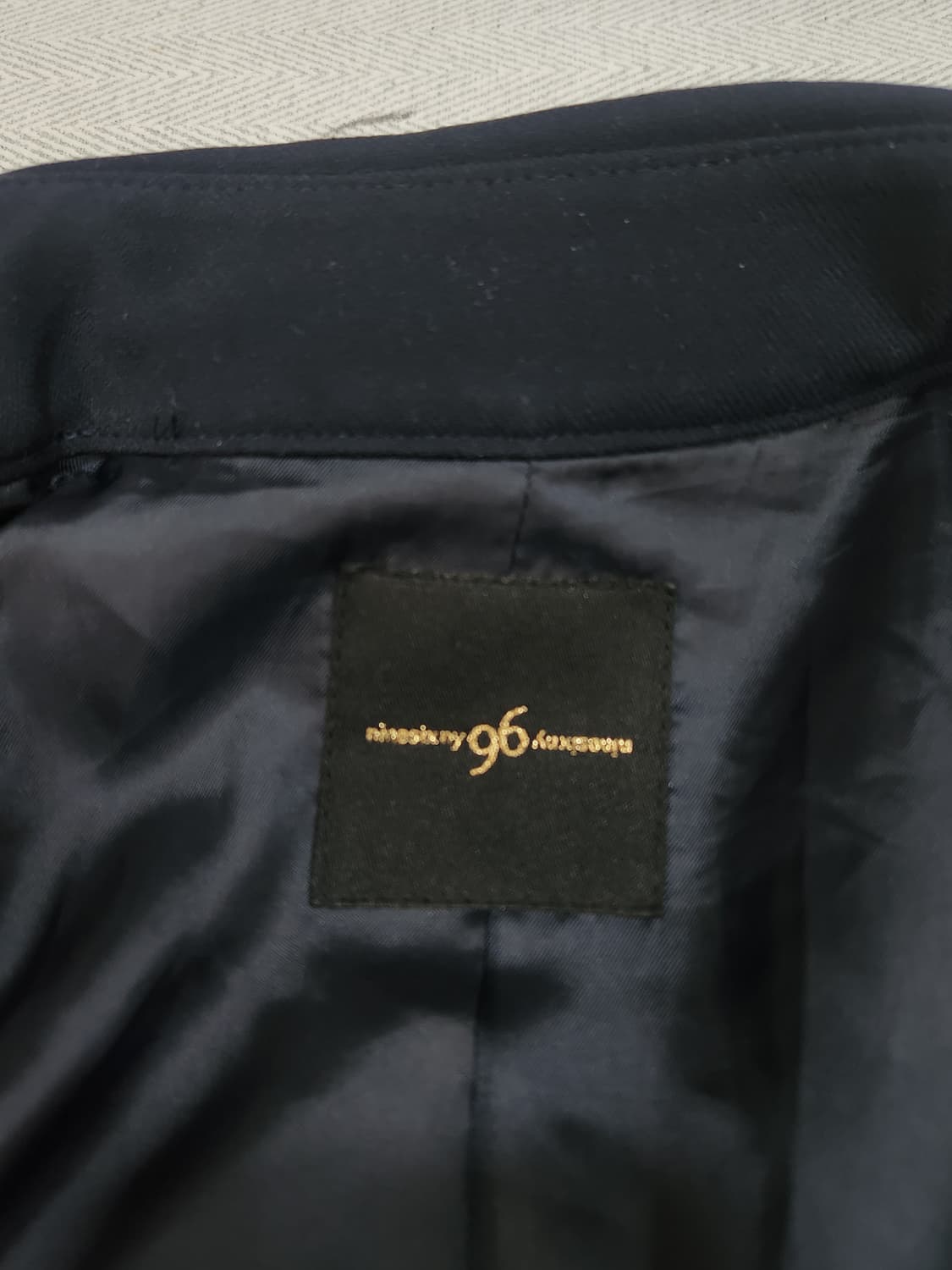 [66] 나인식스뉴욕 96 차르르 트렌치 코트 네이비 여성 66 상품이미지7