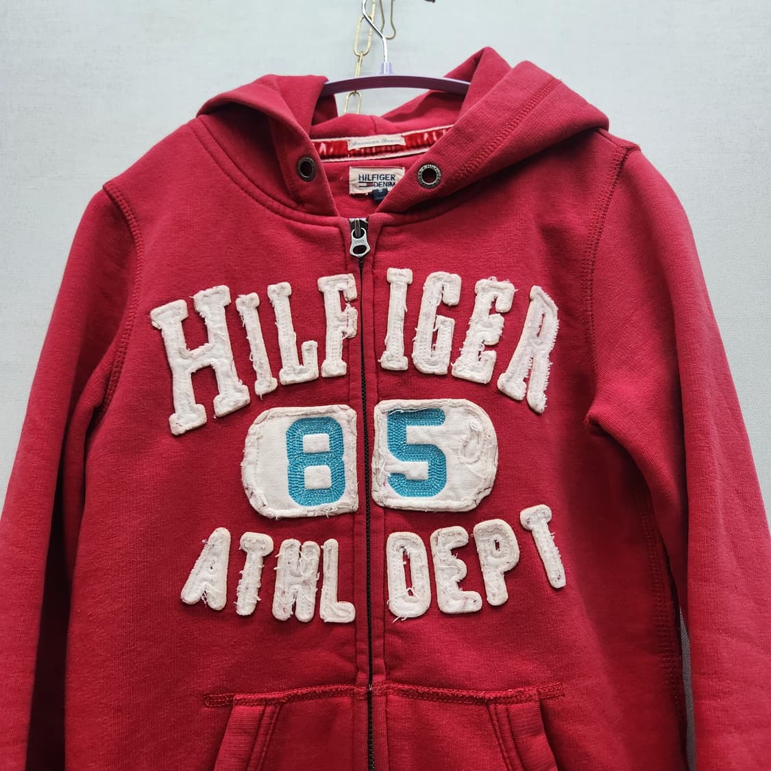 타미힐피거 스펠로고 Y2K 후드집업 S(S) 상품이미지2