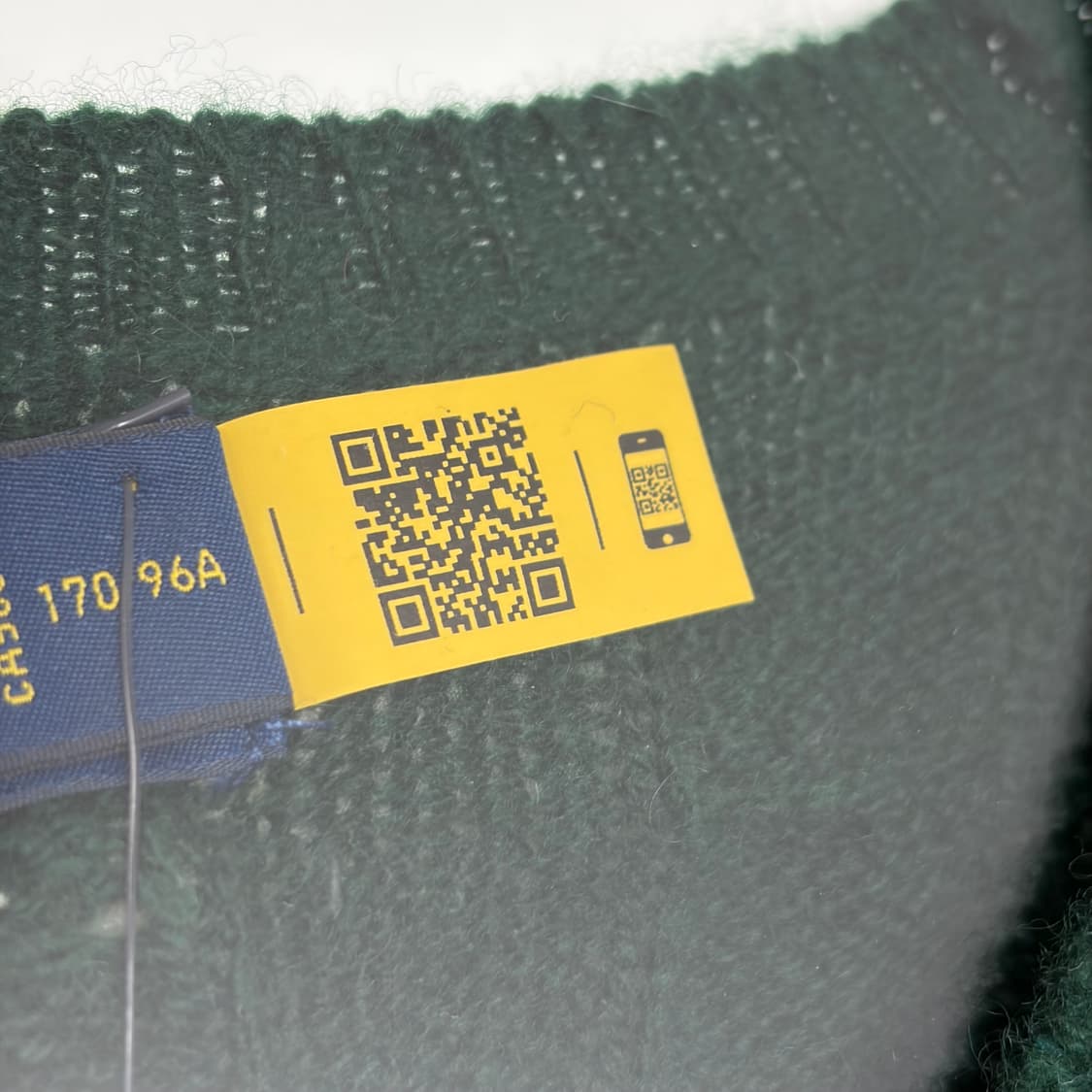 데드스탁 폴로 랄프로렌 캐시미어 꽈배기 니트 티셔츠 상품이미지4