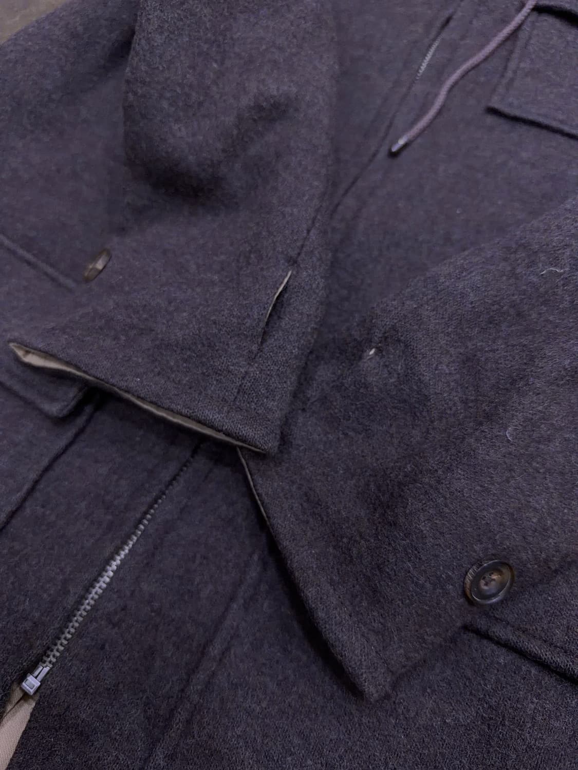 랄프로렌 폴로 우먼스 리버시블 후드 코트 자켓 브라운 베이지 S 상품이미지7