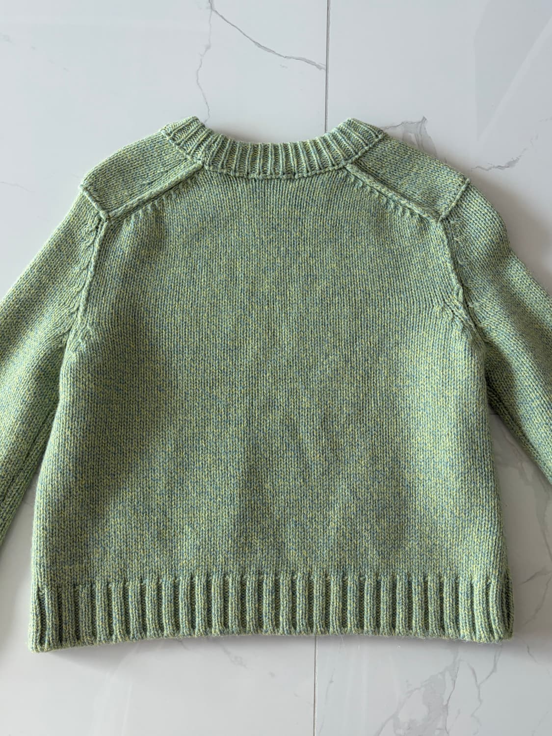 Le 르 알파카 크롭 니트 그린 상품이미지5