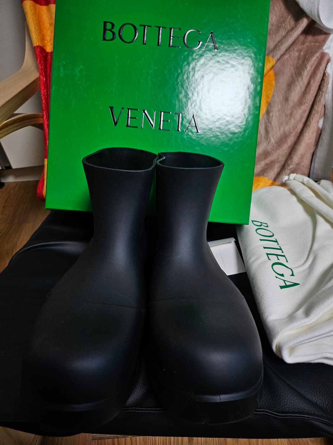 보테가베네타 퍼들부츠 블랙 (44) 정품 상품이미지3