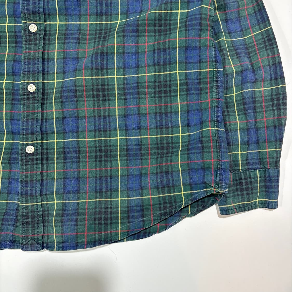 폴로랄프로렌 그린 타탄 체크 셔츠 상품이미지2