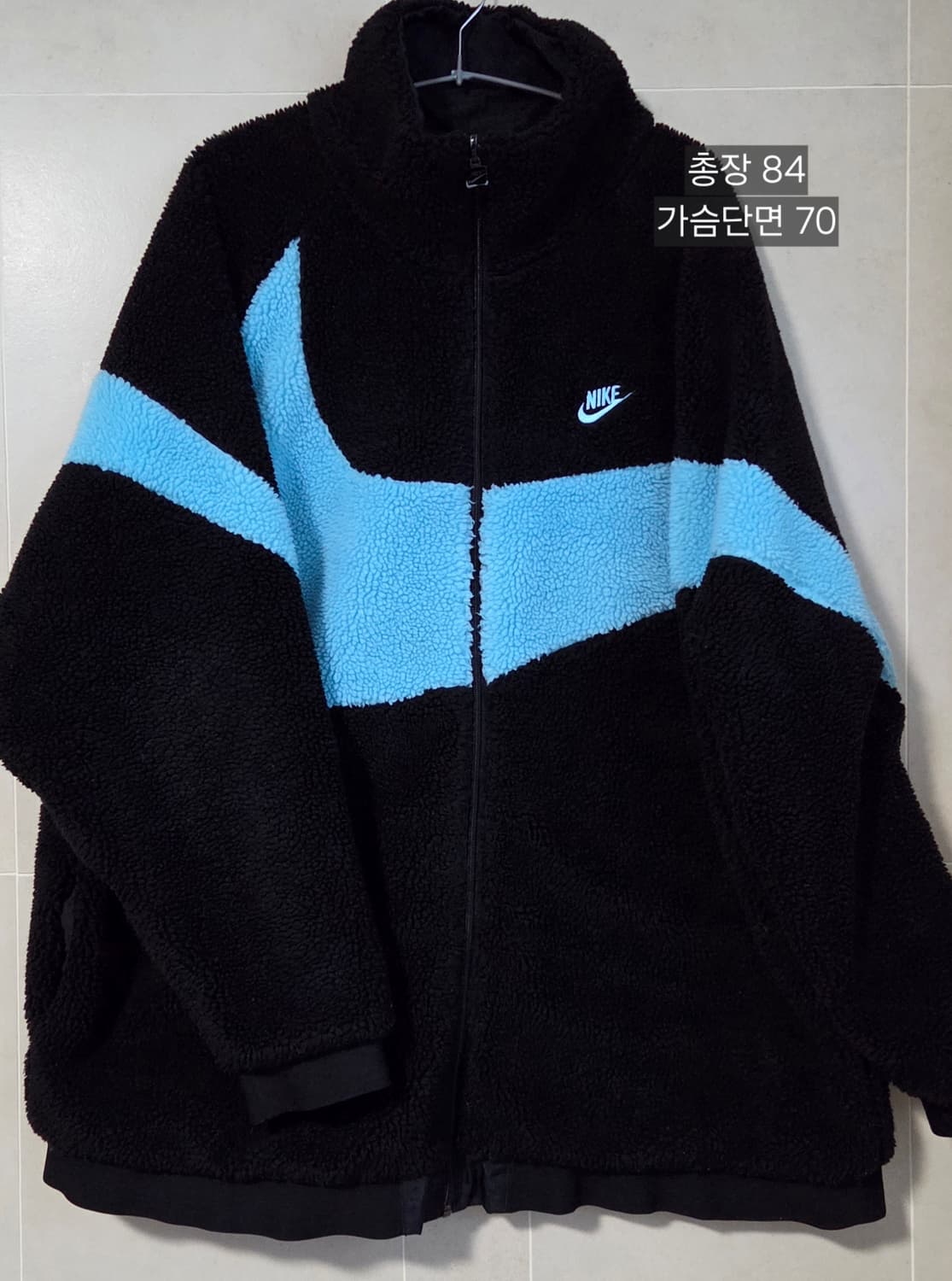 나이키 빅스우시 양면 후리스 블루 XL 택포 상품이미지1