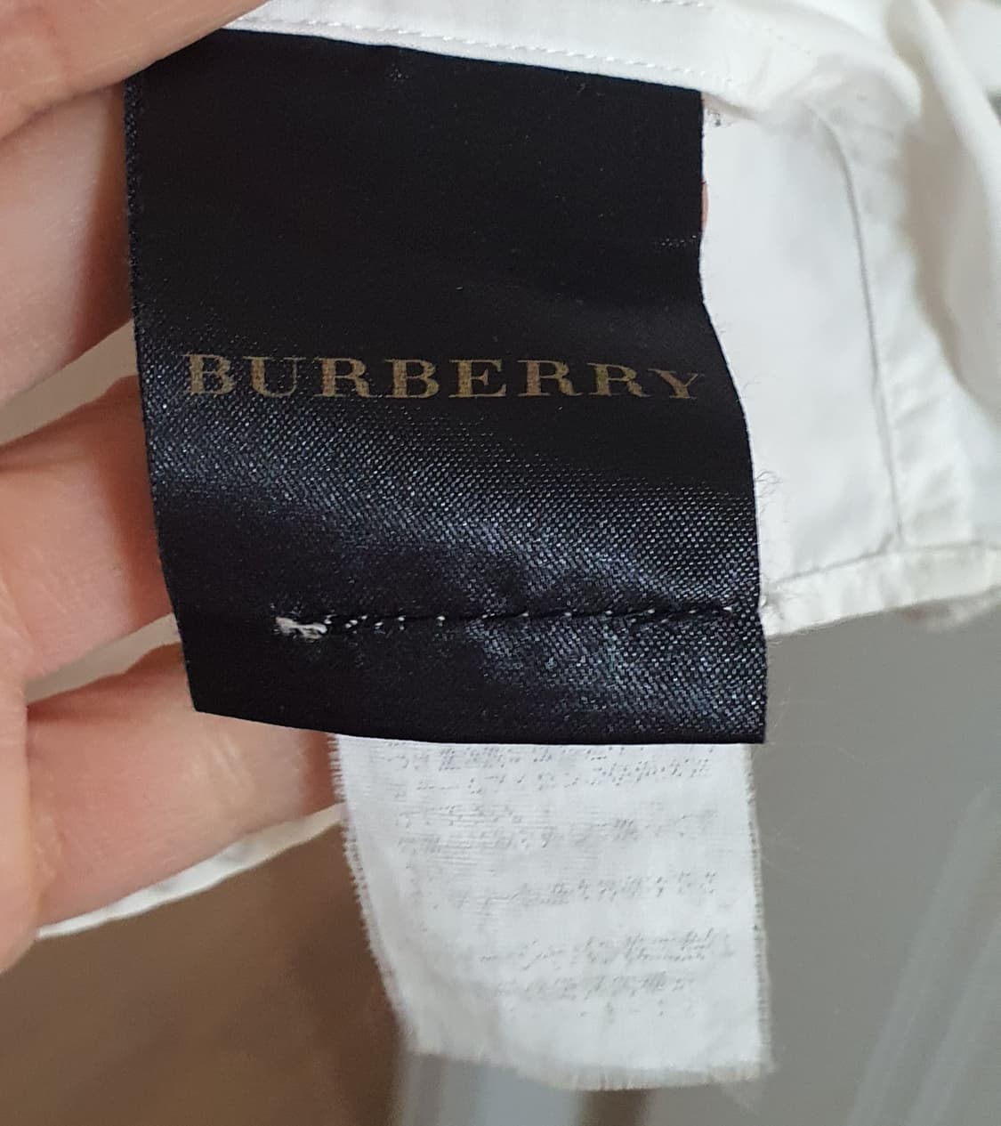 버버리 프로섬 화이트 포플린 턱시도 셔츠 38 상품이미지5