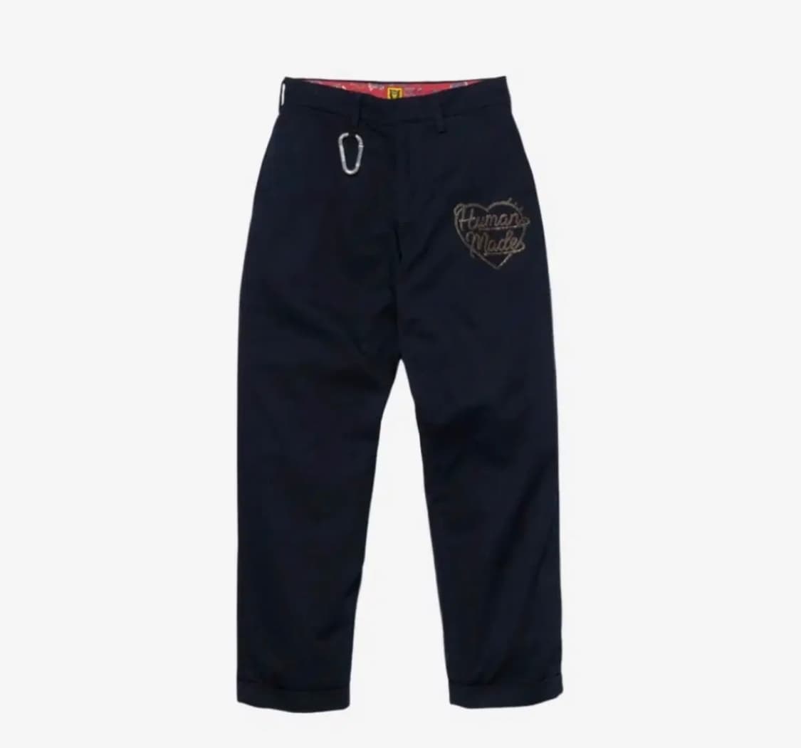 S) 휴먼메이드 치노 팬츠 네이비 상품이미지1