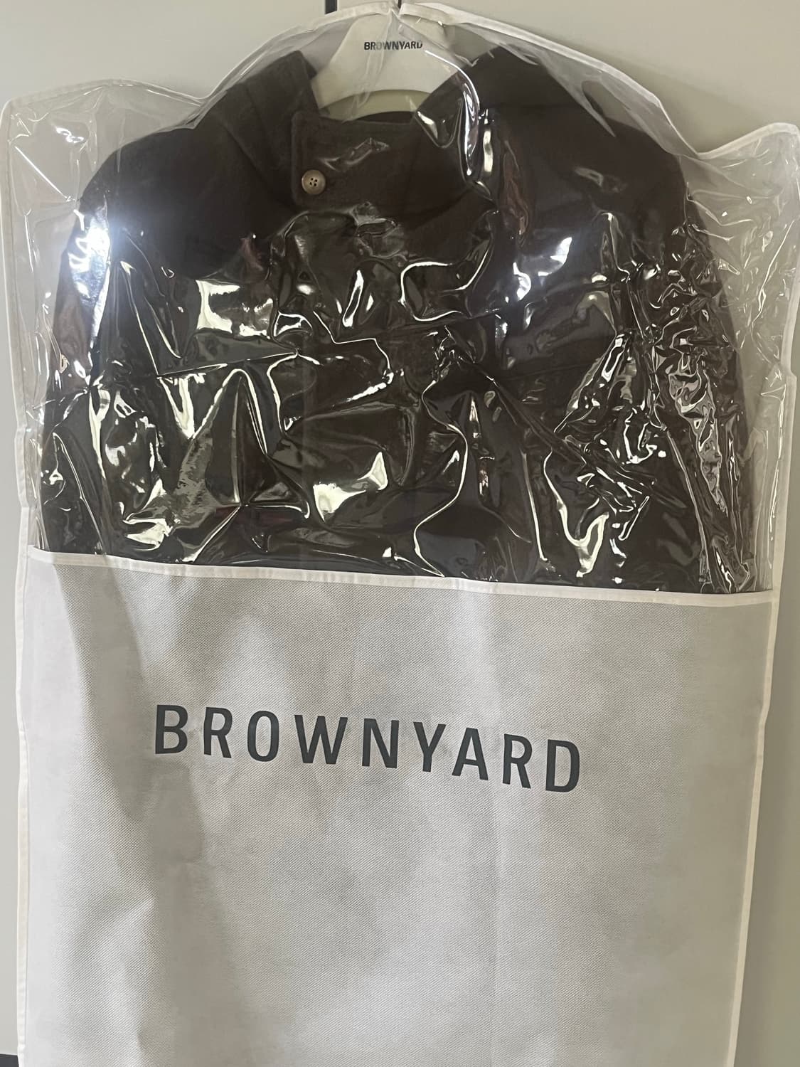 24FW 브라운야드 더플코트 올리브그레이 (3) 상품이미지4