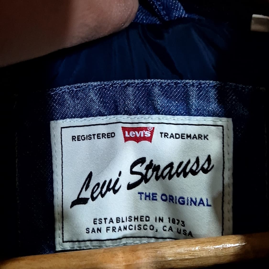 Levis 리바이스 웨스턴 데님 패딩 점퍼 상품이미지5