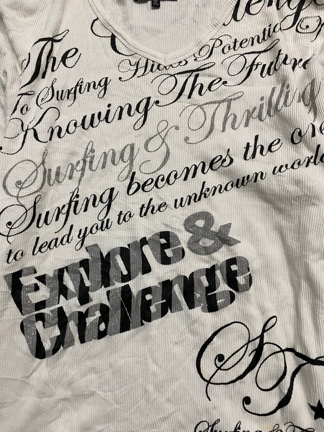 [Beaumont Carr]Over Size Y2K Lettering T 상품이미지4