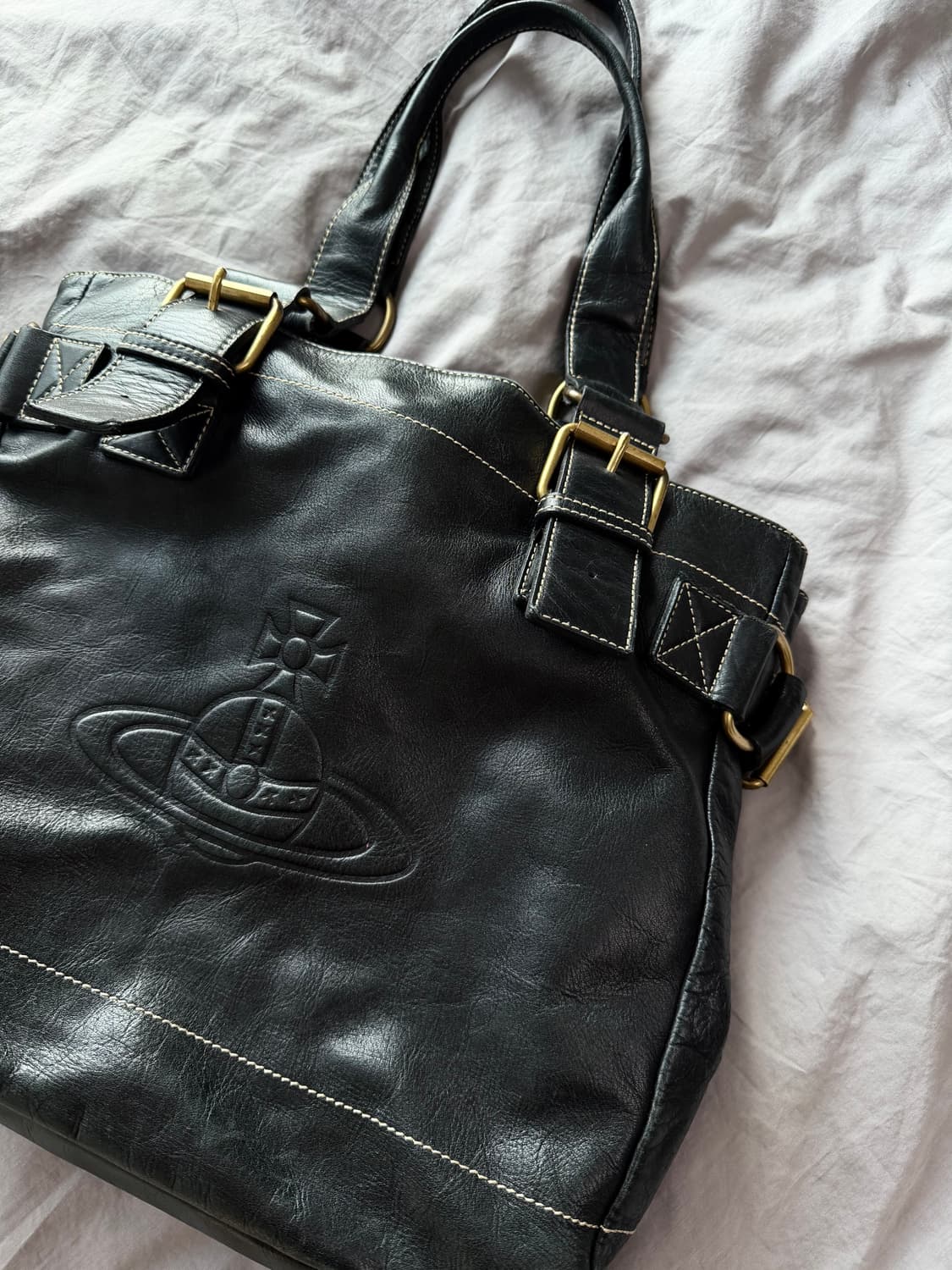 비비안웨스트우드 빈티지 버클 백 숄더백 상품이미지4