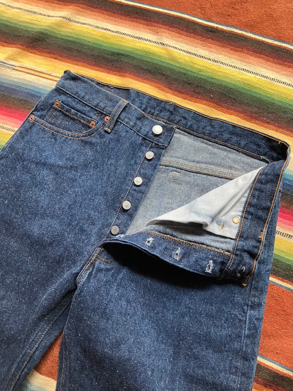90s USA 빈티지 리바이스 501 데님 팬츠 상품이미지4