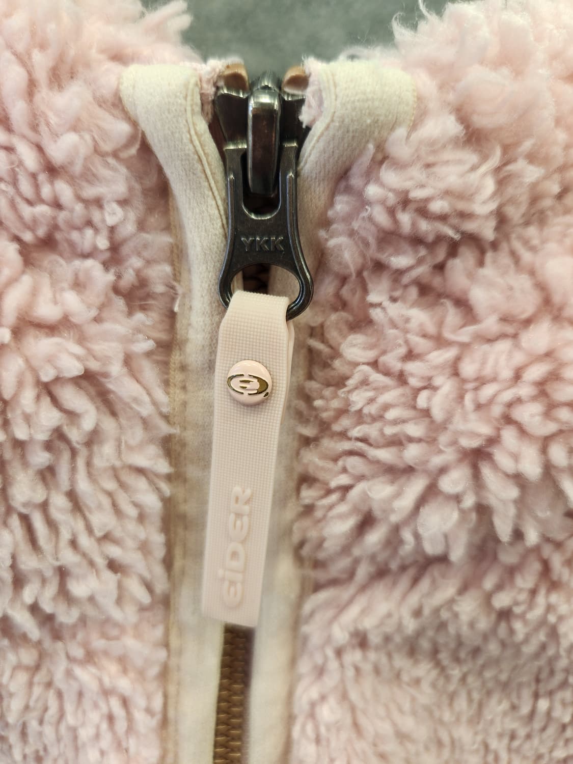 아이더 고어텍스 보아 플리스 후드 집업 핑크 여성용 상태좋음 상품이미지7