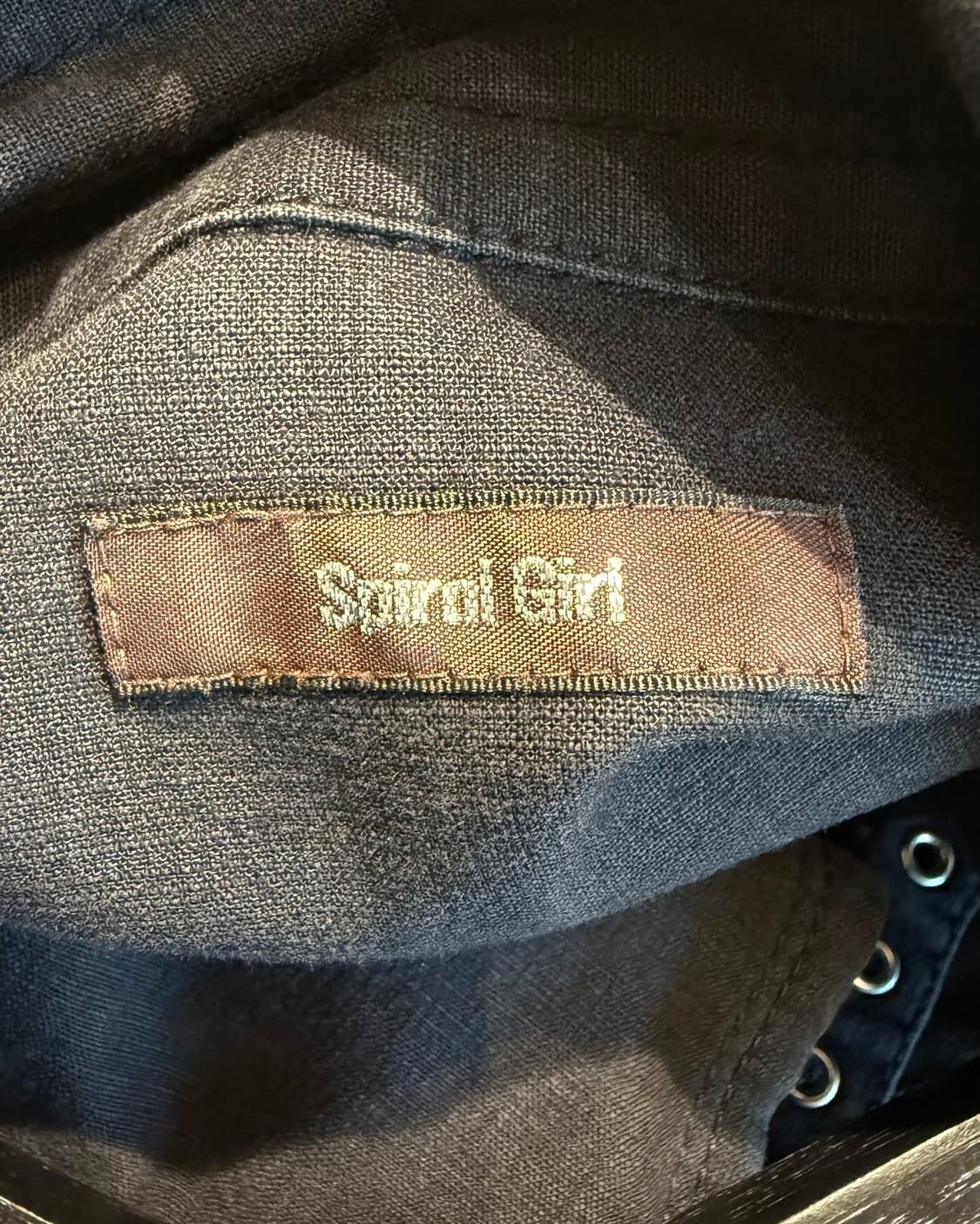 스파이어 걸 블랙 데님 라이더 자켓  상품이미지8