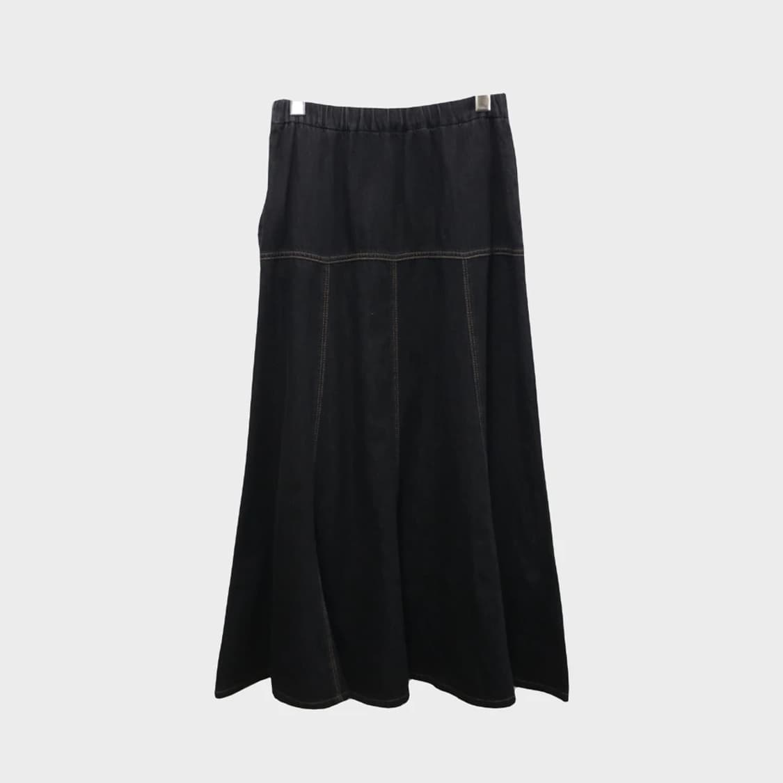 CECICA BLUE 흑청 스티치 롱스커트 59445 상품이미지2