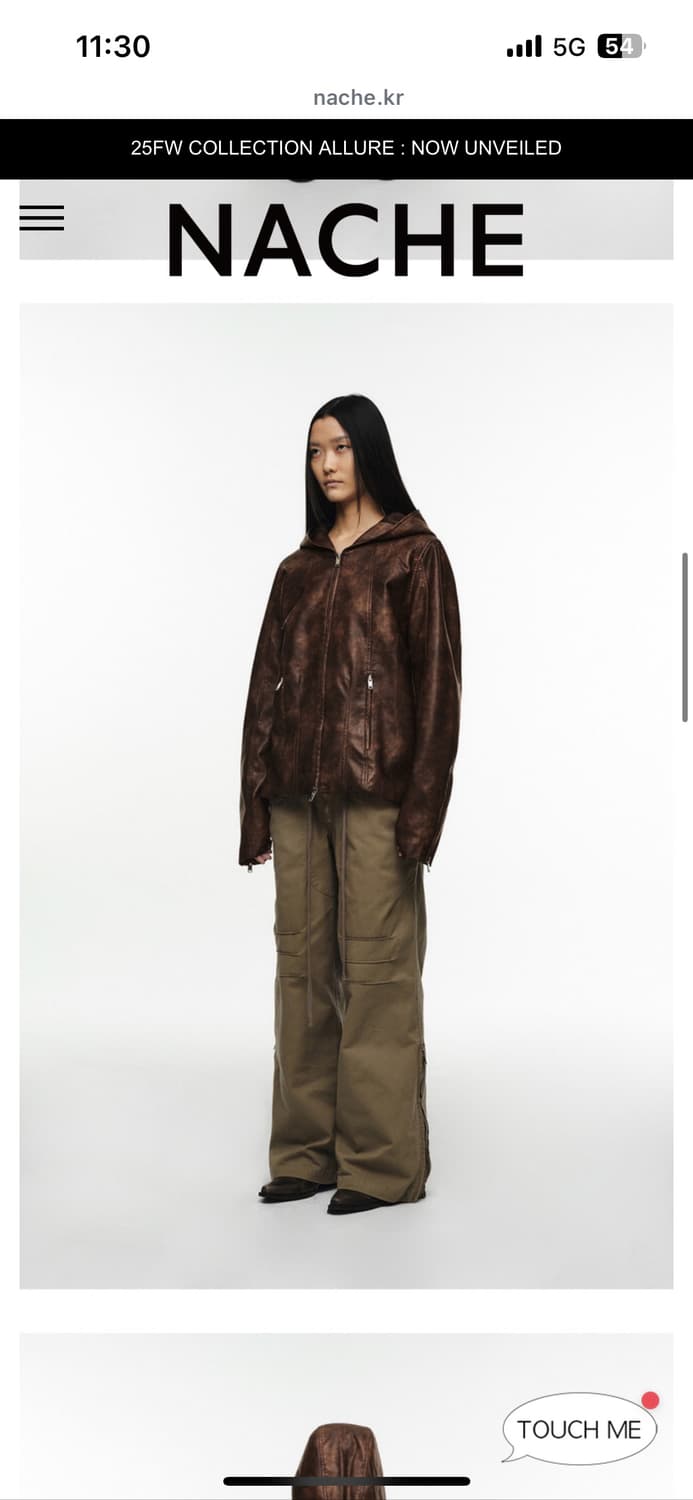 나체  OVERLAP PINTUCK PANTS (UNISEX) VINTA 상품이미지2