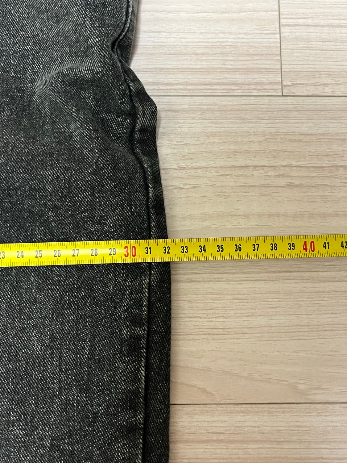 노매뉴얼 워시드 데님 다크그린 상품이미지6