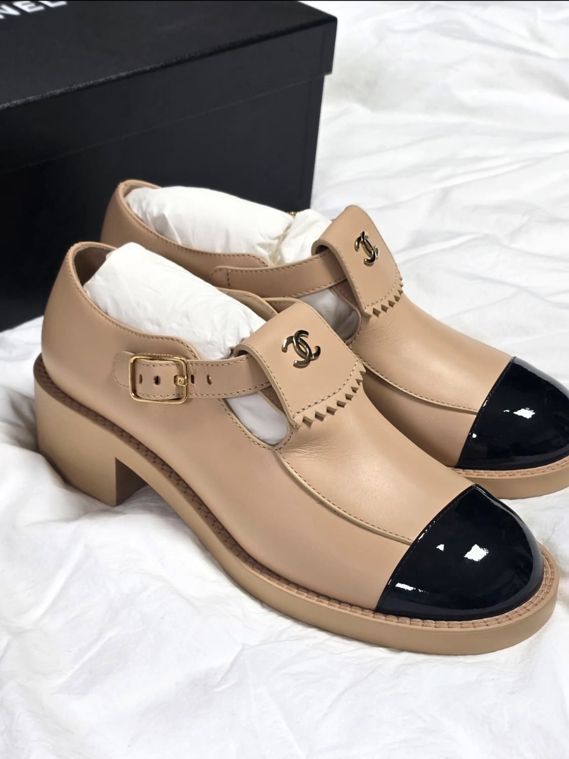 [EU39] 샤넬 마크다운 버클 메리제인 로퍼 새제품 상품이미지3