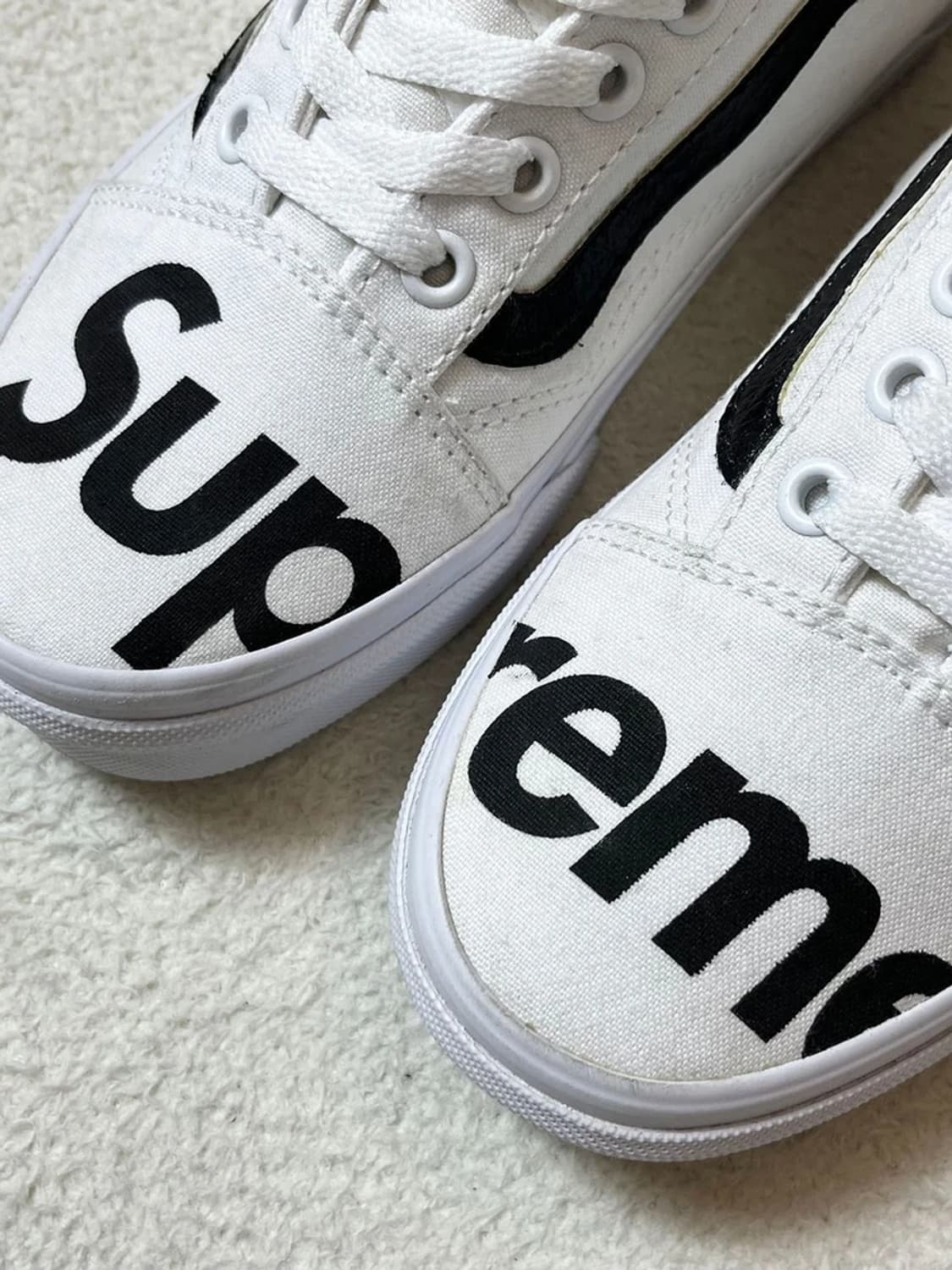 반스 올드스쿨 슈프림 커스텀 스니커즈 A1833 상품이미지5