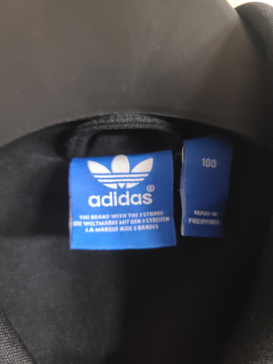 아디다스 유로파 블랙 삼선 트랙탑(실s) 상품이미지4