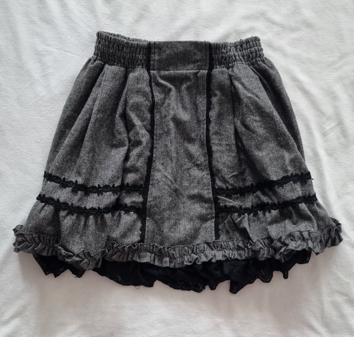 빈티지 엑시즈팜 공겜여주 레이스 스커트 상품이미지1