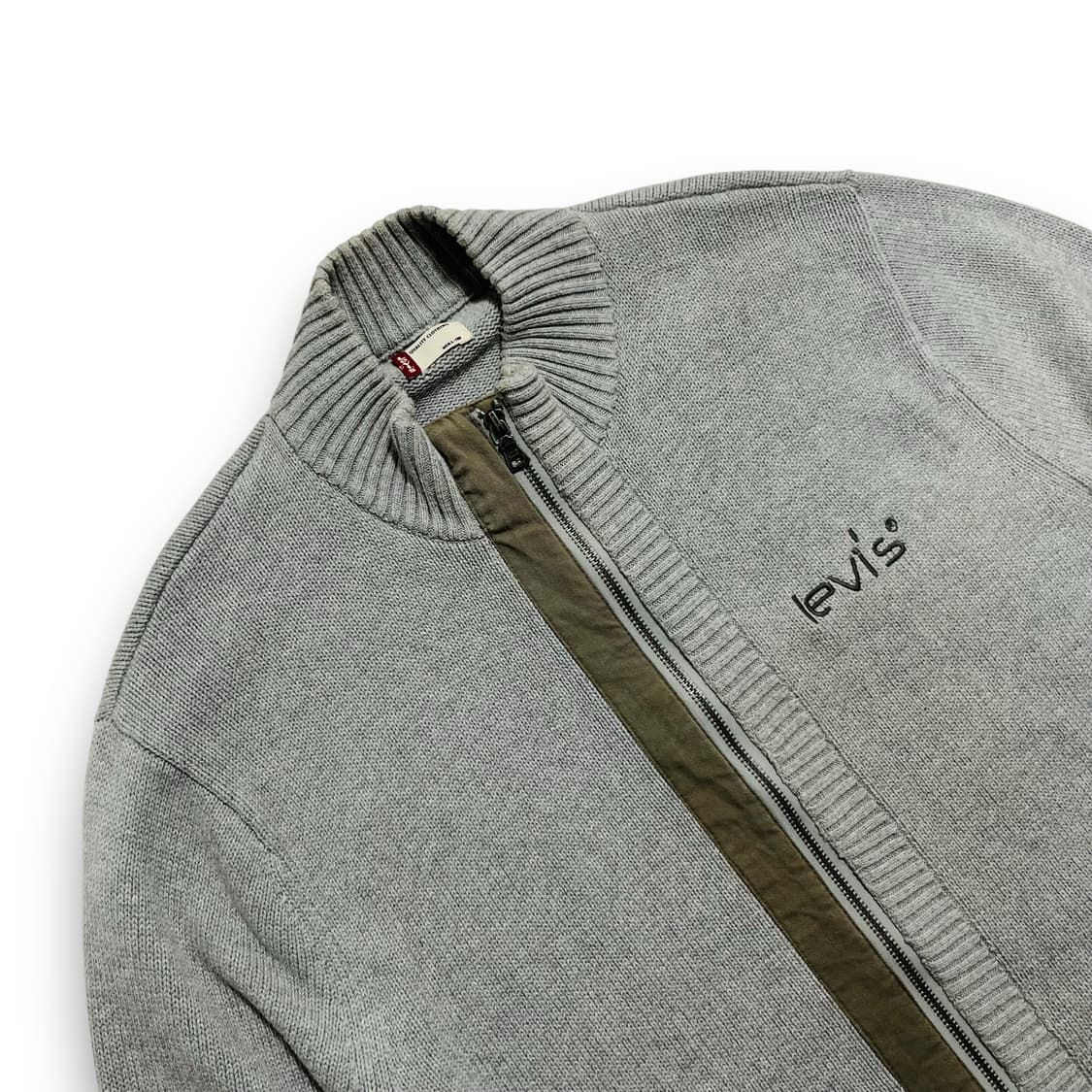 Levi's Gray Knit Full Zip-up 상품이미지2