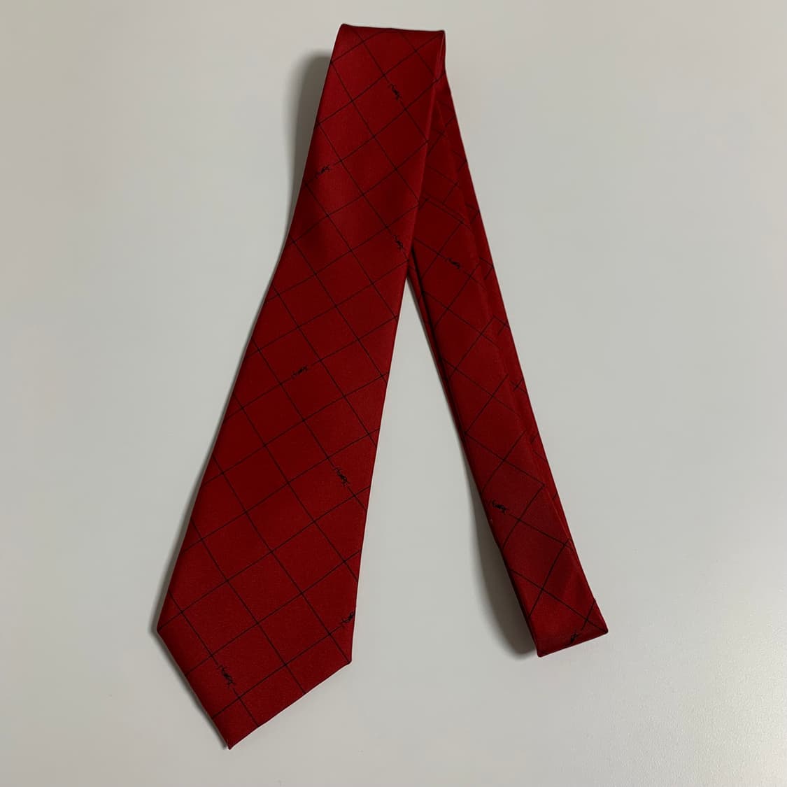 입생로랑(YSL) 모노그램 로고플레이 명품 실크넥타이 A+등급 상품이미지8