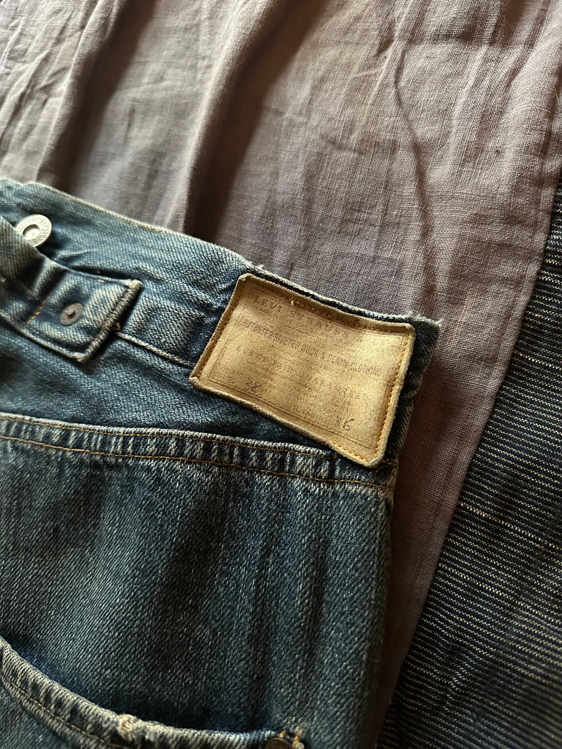 Levis 1890s LVC 발렌시아 501XX Denim Pants 상품이미지6