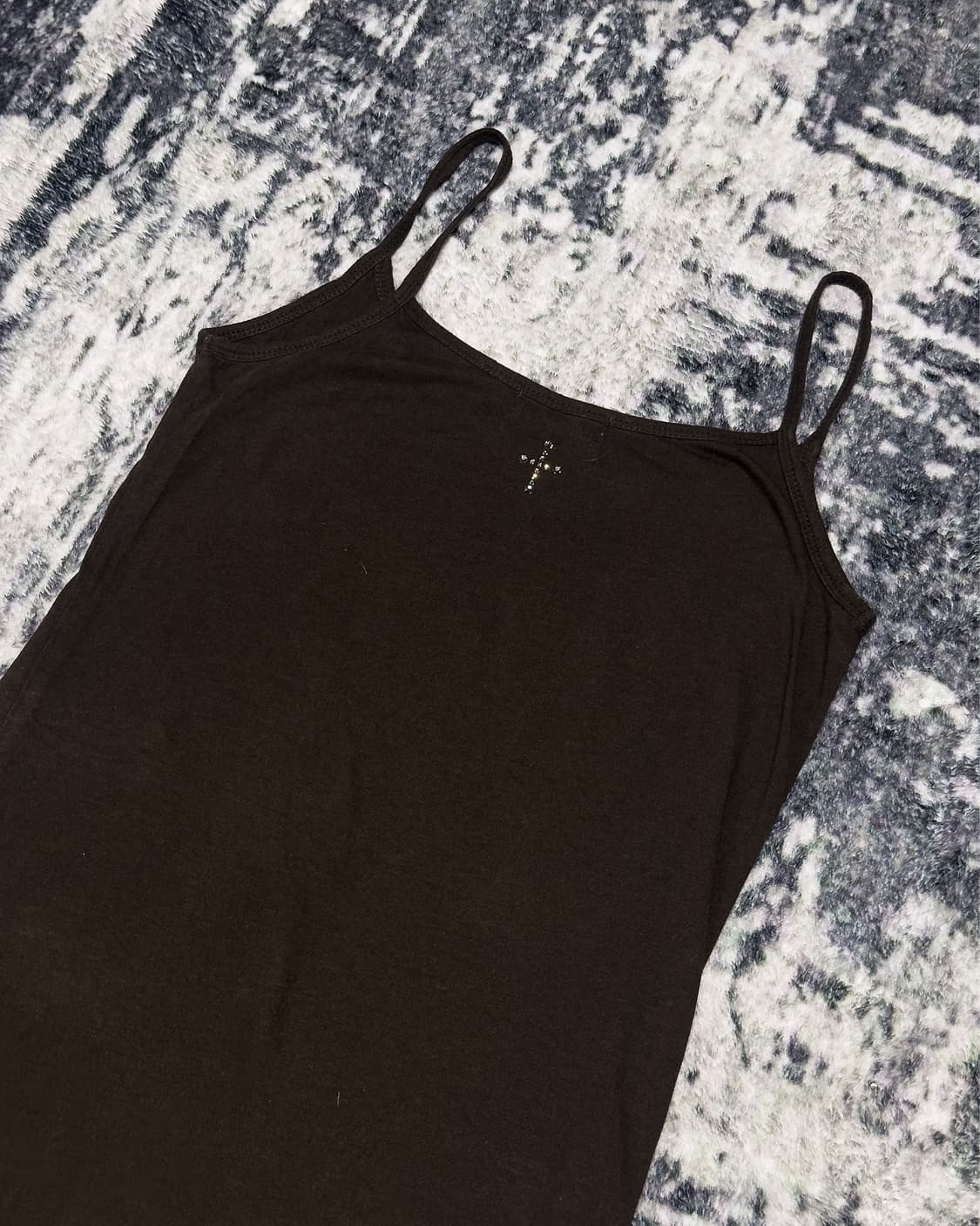 {G.O.A} Rhinestone Cross Cami Dress   상품이미지7