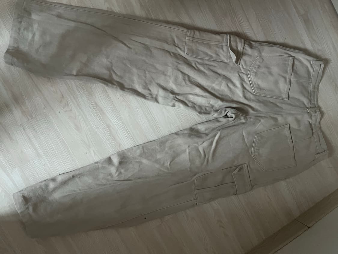 Siiiido 베이지 와이드팬츠 상품이미지2