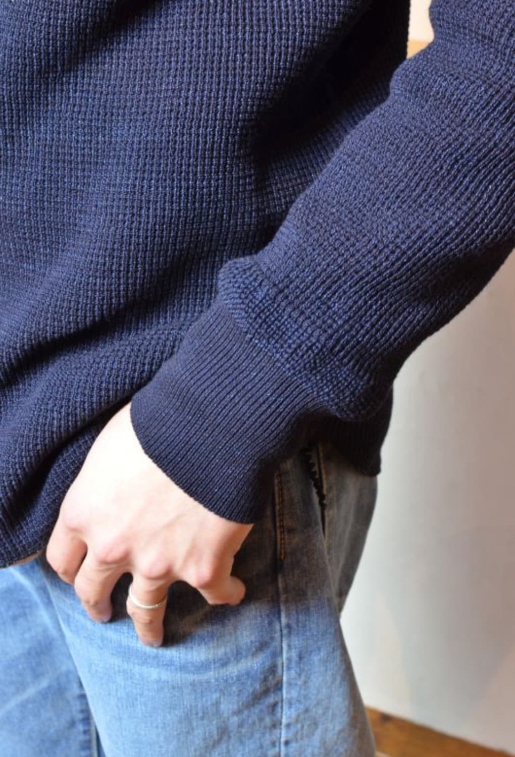 [L] Bukht 부호토 와플 니트 스웨터 상품이미지8