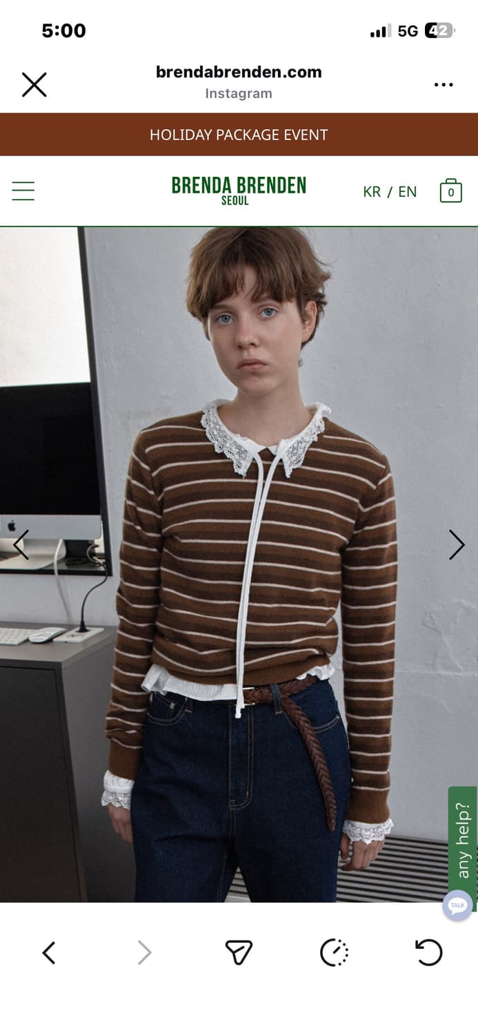 브렌다브렌든 니트 상품이미지3