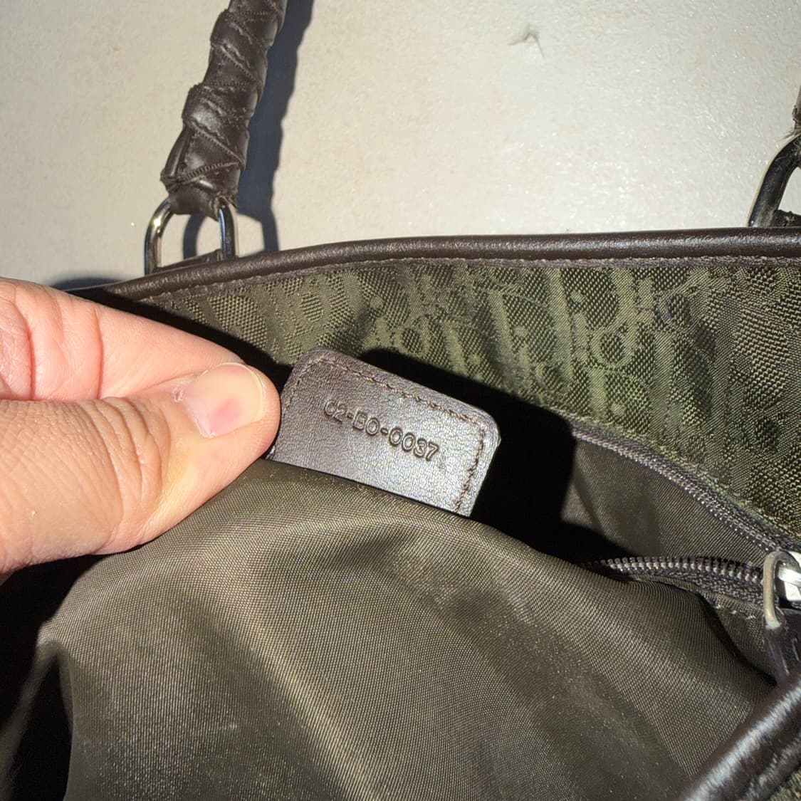 빈티지 디올 오블리크 캔버스 로고장식 토트&숄더 (로고 분실) 상품이미지8