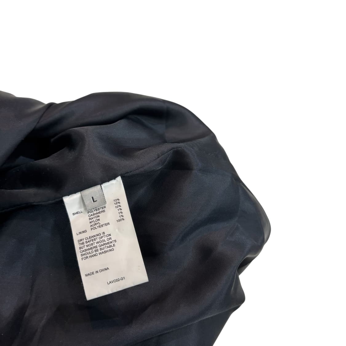 비바스튜디오 네이비 오버핏 울 캐시미어 롱 코트 상품이미지4