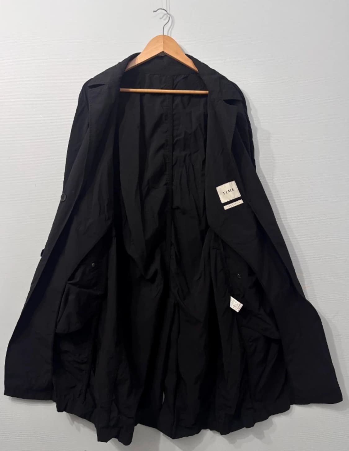  TIME 타임 젠틀 블랙 코트 100 상품이미지4