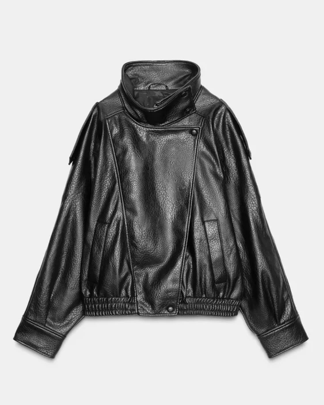 자라 zara 페이크 레더 가죽자켓 xs 상품이미지1