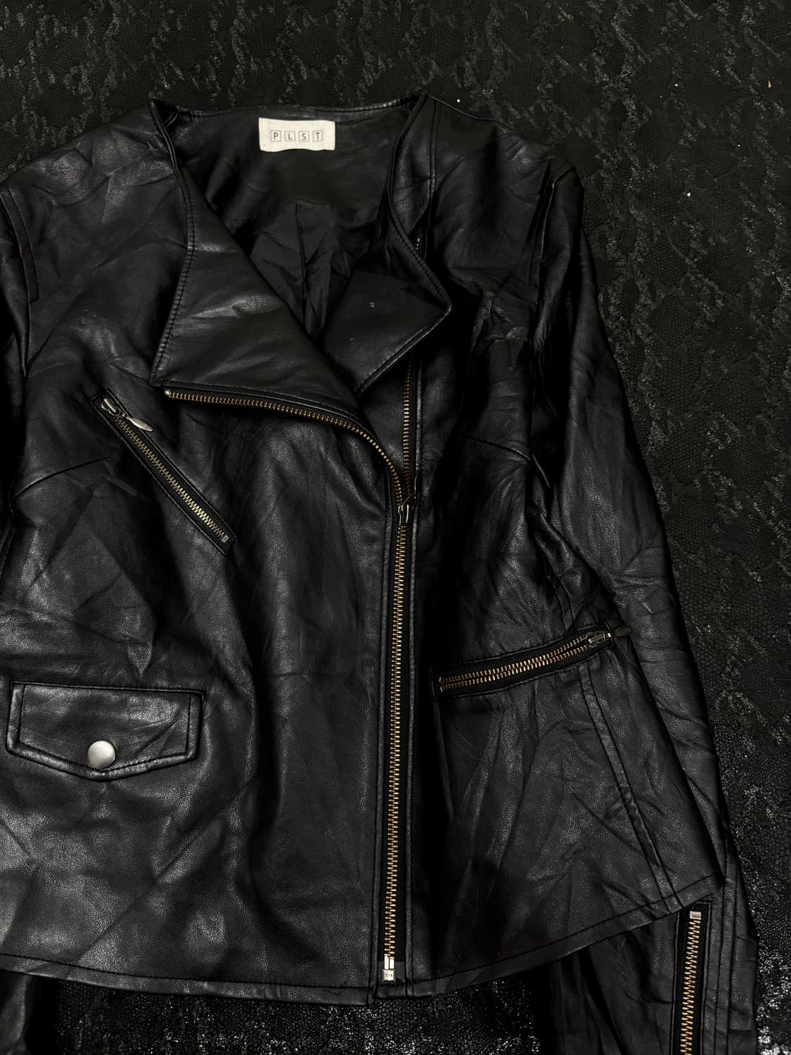 “Vintage” Chic Mood Side Zipper Leather  상품이미지9