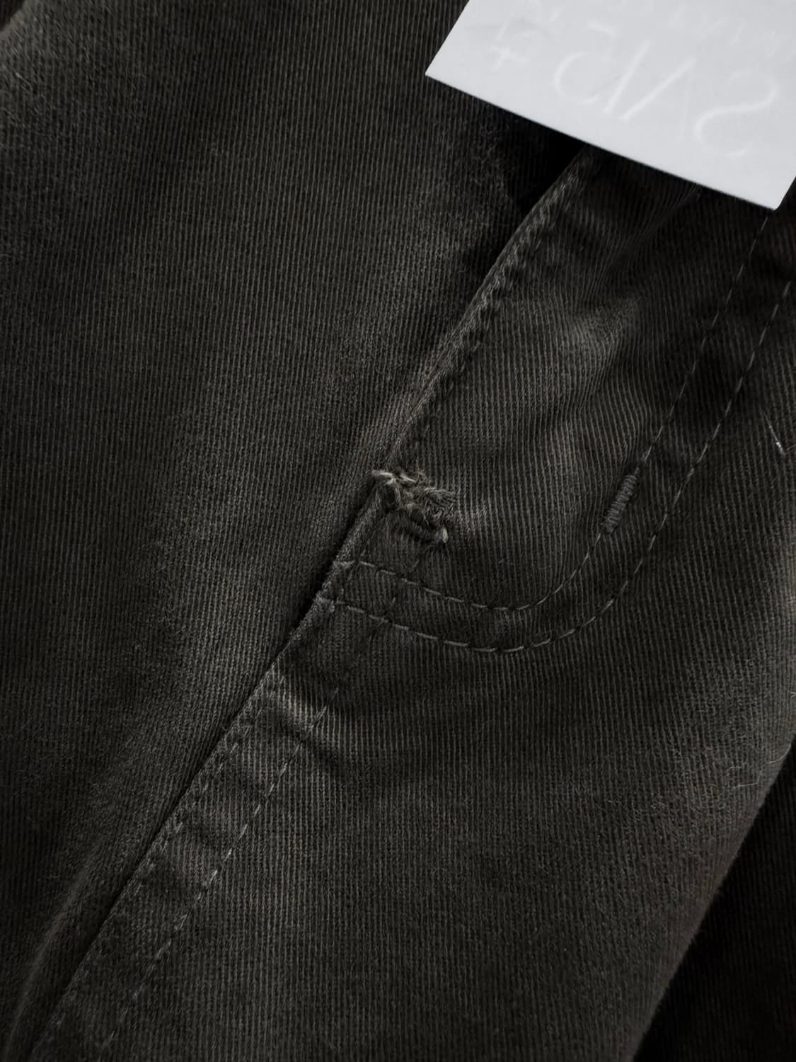 시엔느 커브드 다잉팬츠 s 새상품 (미세하자) 상품이미지8