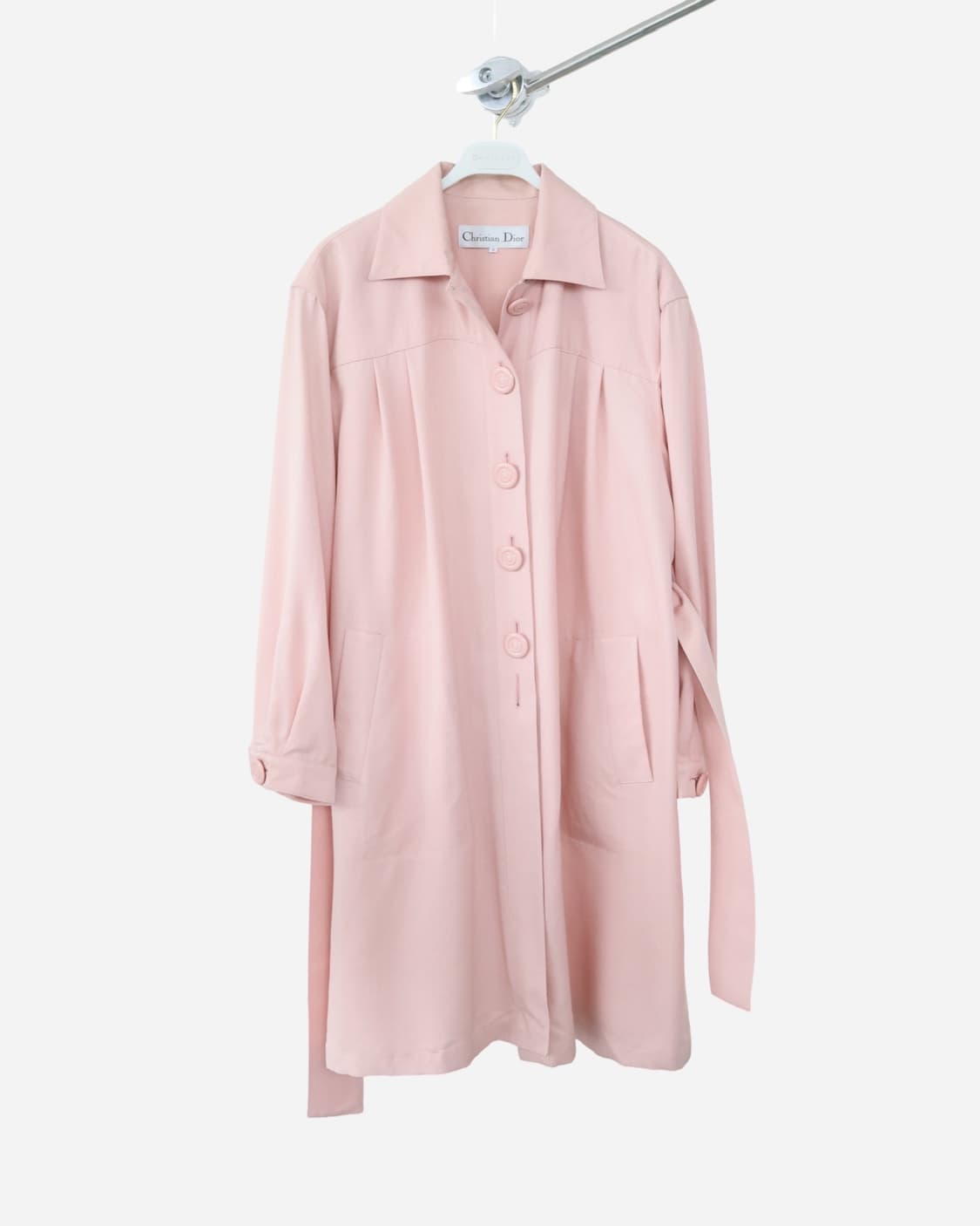 Christian Dior Pink Long Trench Coat 상품이미지5