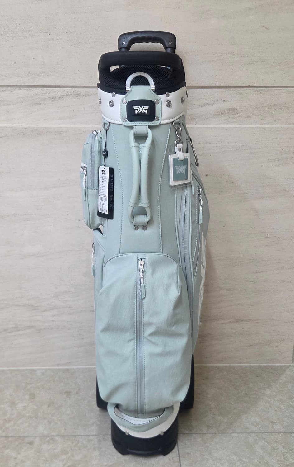 PXG 25년 여성 우먼스 휠 캐디백 라이트 민트[새상품 정품] 상품이미지4