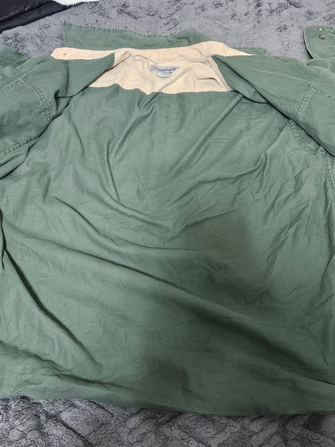 칼하트 카키 셔츠 상품이미지4