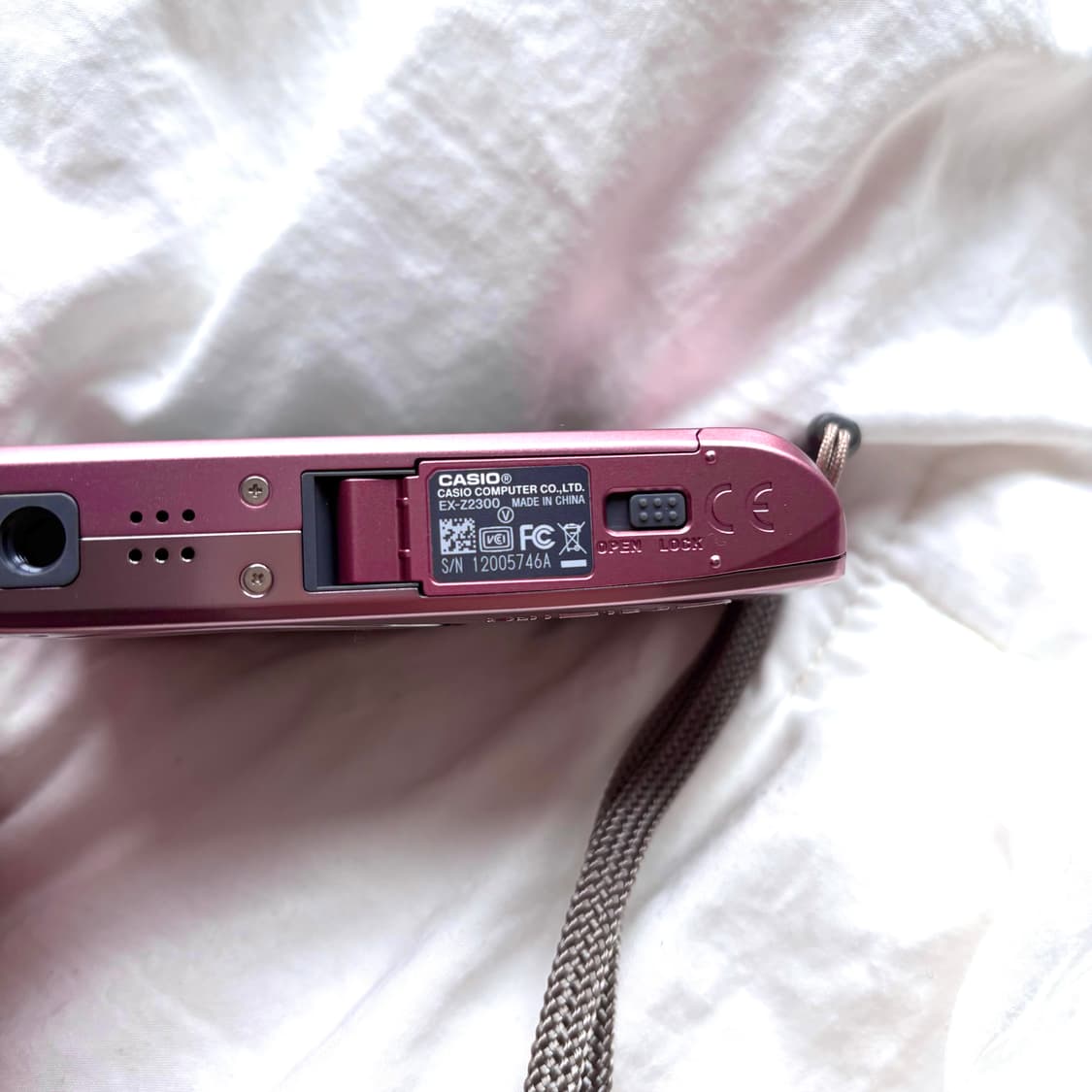【거의 새것】카시오 엑슬림 z2300 핑크 상품이미지3